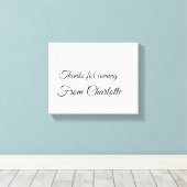 Toile merci de venir ajouter un message texte (Insitu (Plancher de Bois))