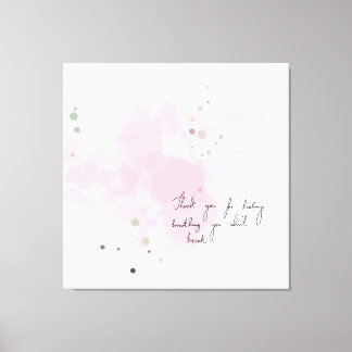 Toile Merci pour la guérison de quelque chose que vous n