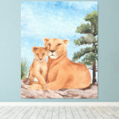 Toile Mère amour (Insitu (Plancher de Bois))