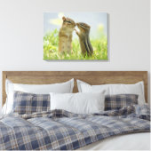 Toile Mère Et Bébé Chipmunk (Insitu(Chambre))