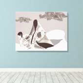 Toile Mère et enfant (Insitu (Plancher de Bois))
