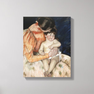 Toile Mère et enfant, années 1890