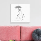 Toile Mère et enfant Sri Lanka (Insitu(Salon))