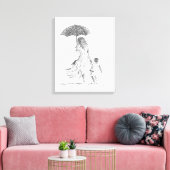 Toile Mère et enfant Sri Lanka (Insitu(Salon))
