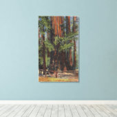 Toile "Mère" & "Fille" à Big Trees Park (Insitu (Plancher de Bois))