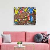 Toile Mère Giraffe (Insitu(Salon))