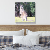 Toile Mère Kangaroo avec bébé Joey dans sa poche (Insitu(Chambre))