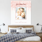 Toile Mère Meilleure maman Jamais photo parties scintill (Insitu(Chambre))