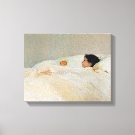 Toile Mère par Joaquin Sorolla Mère et fille en s (Recto)