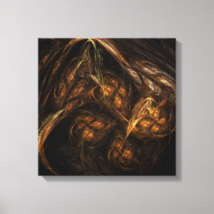 Toile Mère Terre Art Abstrait Quad Canvas Imprimer