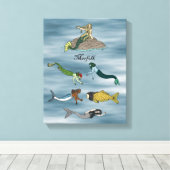 Toile Merfolk (Insitu (Plancher de Bois))