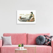 Toile Merganser commun par Audubon (Insitu(Salon))