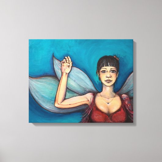 Toile Méridien du Coeur, Fairy Art / Heart Meridian (Recto)