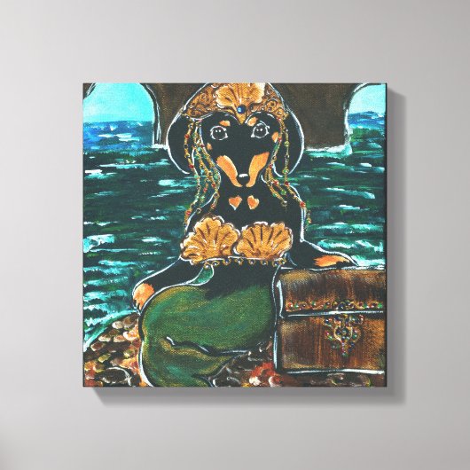 TOILE MERMAID DACHSHSHING (Recto)