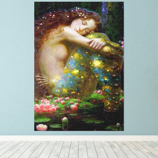 Toile Mermaid Dream (Insitu (Plancher de Bois))