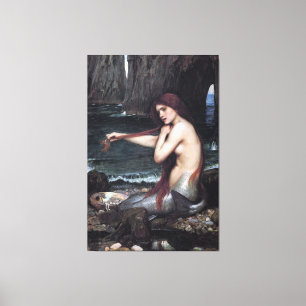 Toile Mermaid John William Waterhouse Mythologique