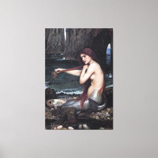 Toile Mermaid John William Waterhouse Mythologique (Recto)