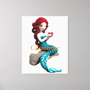 Toile Mermaid Relaxant Avec Boisson Thunder_Cove