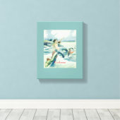 Toile Mermaid Riding Serpent de mer Thunder_Cove (Insitu (Plancher de Bois))