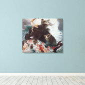 Toile Mermaids à Play, 1886 (huile sur toile) (Insitu (Plancher de Bois))