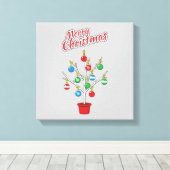 Toile Merry Christmas (Insitu (Plancher de Bois))