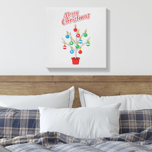 Toile Merry Christmas (Insitu(Chambre))