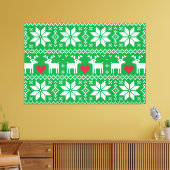 Toile Merry Christmas pattern 2 (Insitu(Salon))