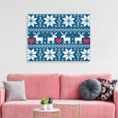 Toile Merry Christmas pattern 2 (Insitu(Salon))