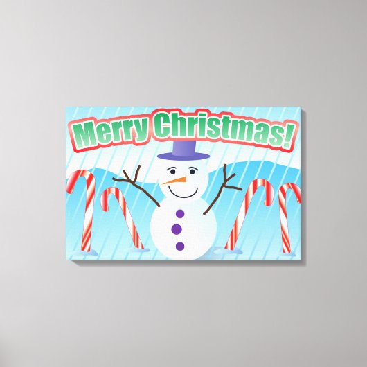 TOILE MERRY CHRISTMAS SNOWMAN (Recto)