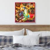 Toile Merry-go-round cheval série 28 (Insitu(Chambre))