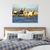 Toile Mersey Ferry & Liverpool Waterfront (Insitu(Chambre))