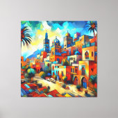 Toile Merveilles du sud du Maroc : Assa (Recto)