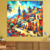 Toile Merveilles du sud du Maroc : Assa (Insitu(Salon))