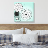 Toile Merveilleux Dandelions Bleu (Insitu(Chambre))