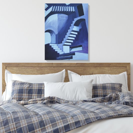 Toile mes escaliers fous (Insitu(Chambre))