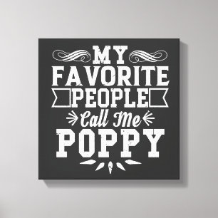 Toile Mes gens favoris m'appellent Fête des pères de pav