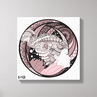 Toile Mes pensées. Art Abstrait. Graphiques