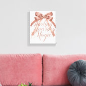 Toile Message Chic d'Amour de Soi et d'A Empowerment (Insitu(Salon))