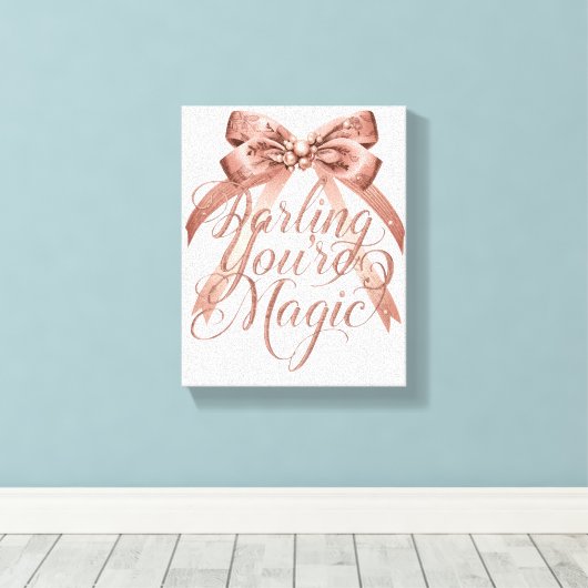 Toile Message Chic d'Amour de Soi et d'A Empowerment (Insitu (Plancher de Bois))