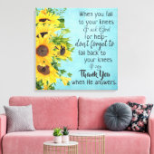 Toile Message de citation chrétienne inspirant (Insitu(Salon))