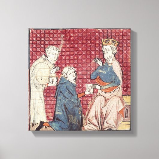 Toile Messagers à Charlemagne (Recto)