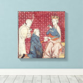 Toile Messagers à Charlemagne (Insitu (Plancher de Bois))