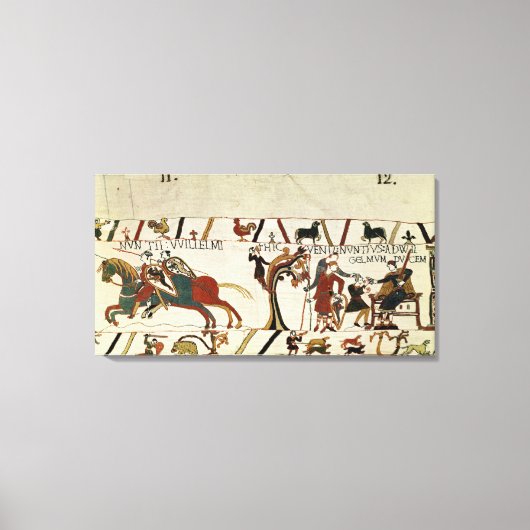 Toile Messagers de Duke William à Guy de (Recto)