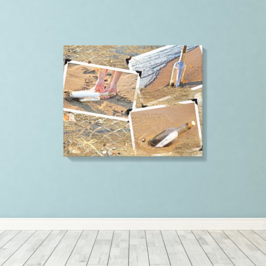 Toile Messages en retrait (Insitu (Plancher de Bois))