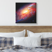 Toile Messier M106 Galaxie Spirale Photo Espace (Insitu(Chambre))