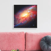 Toile Messier M106 Galaxie Spirale Photo Espace (Insitu(Salon))