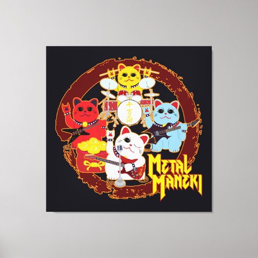 Toile Métal Maneki (Recto)