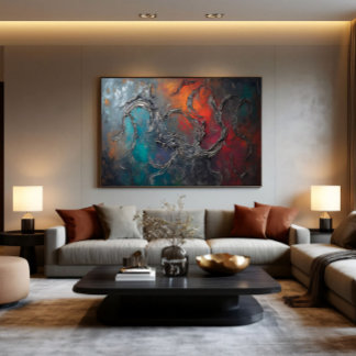 Toile Metal Webs in Flames