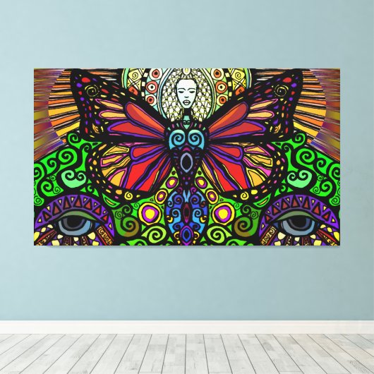 Toile Metanoia (Imprimer sur toile) par Nathan Jalani Ta (Insitu (Plancher de Bois))