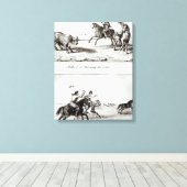 Toile Méthodes de Jeter le Lasso et les Bolas (Insitu (Plancher de Bois))